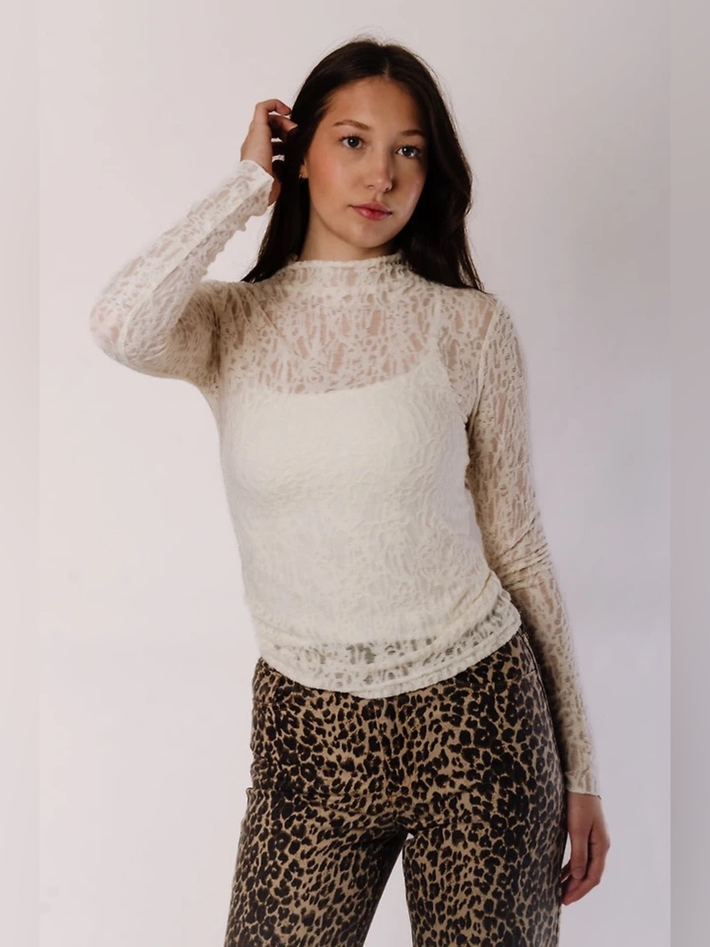Kuwalla Tee Reiko Lace Top 'White'